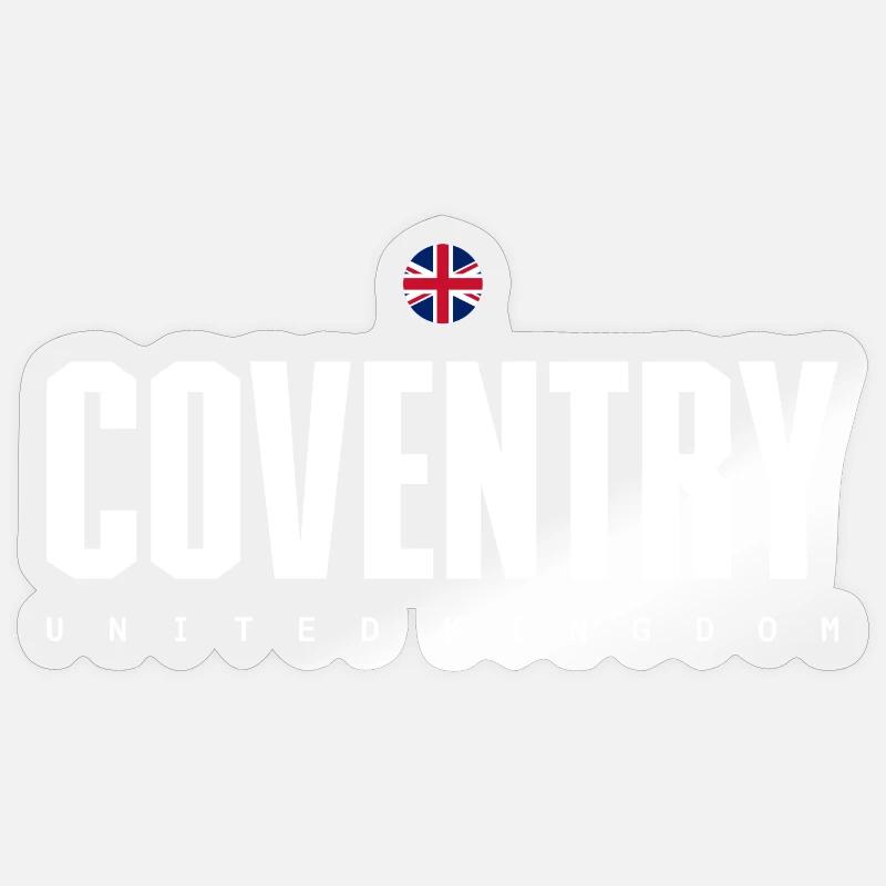 Coventry - Sticker size S (10 x 10 cm) - transparent glossy