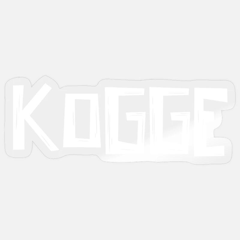 Cog - Sticker size S (10 x 10 cm) - transparent glossy