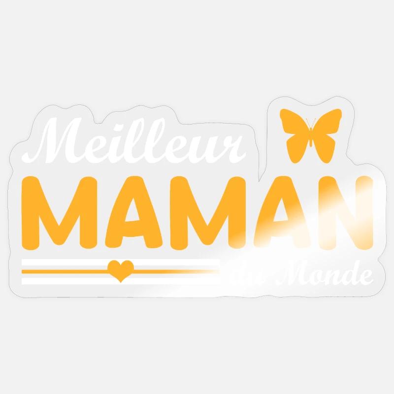 Beste Mutter der Welt Sticker Größe S (10 x 10 cm)