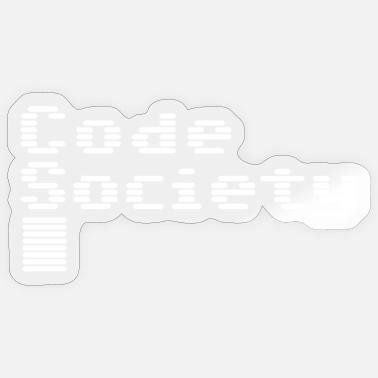 Code Society Autocollant
