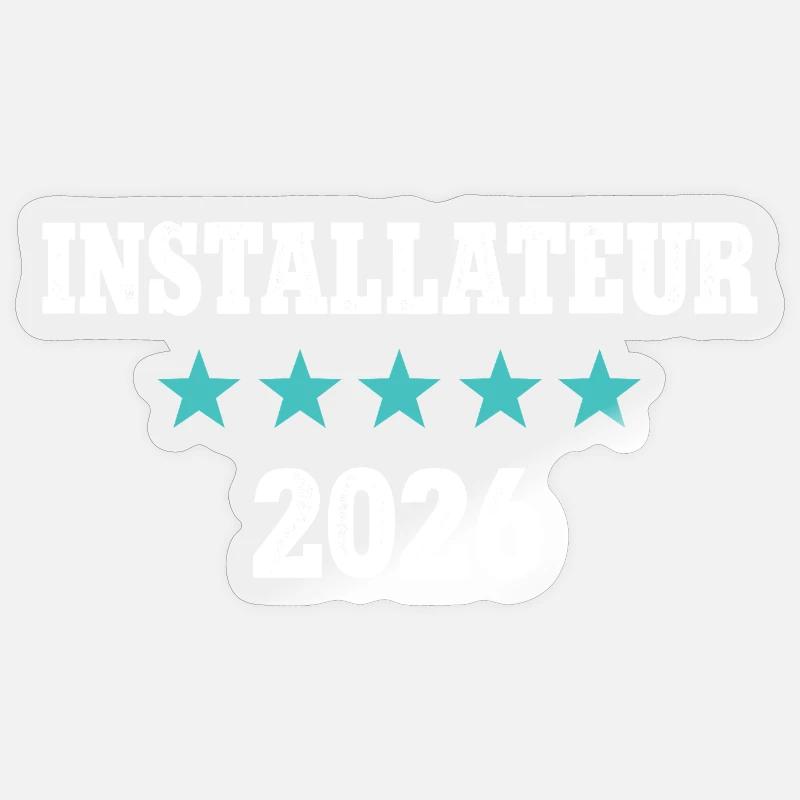 Installer 2026 Apprenticeship Examination Master Trainee Sticker size S (10 x 10 cm)