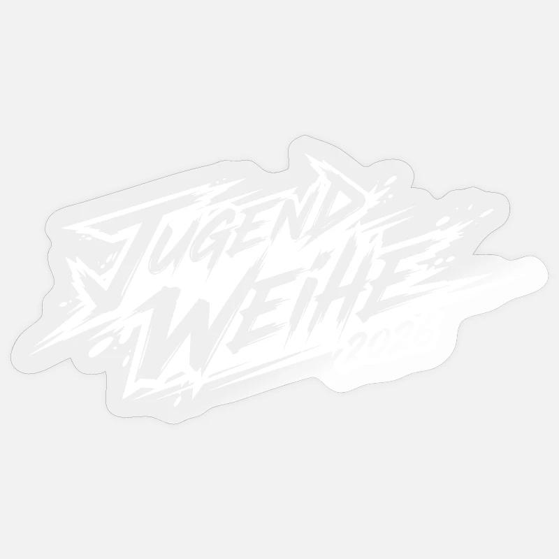 Youth Consecration 2026 - Sticker size S (10 x 10 cm) - transparent glossy