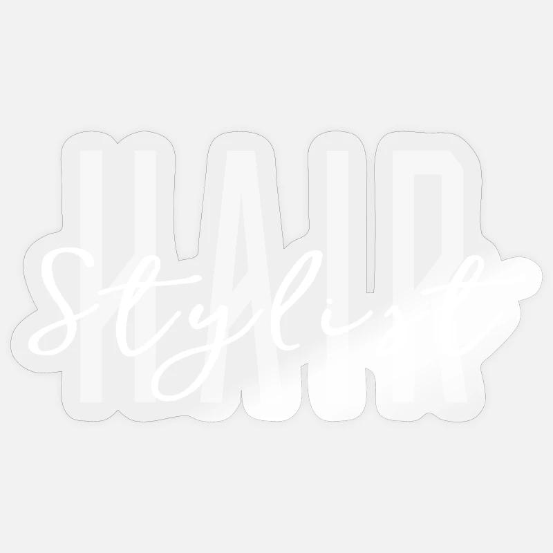 Coiffeur Coiffeur - Salon professionnel Sticker taille S (10 x 10 cm)