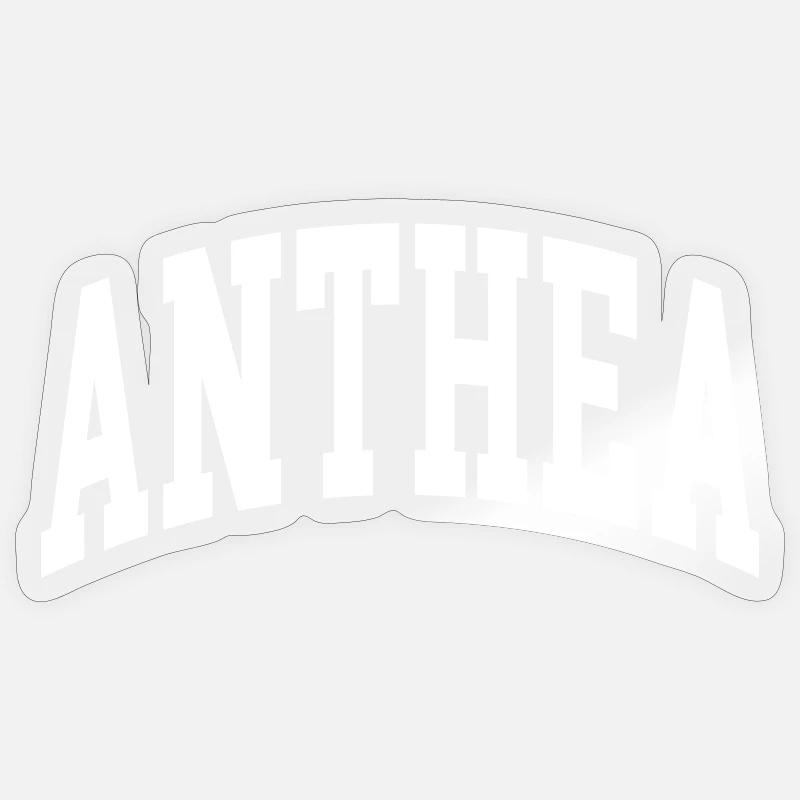 Anthea - Sticker Größe S (10 x 10 cm) - Transparent glänzend