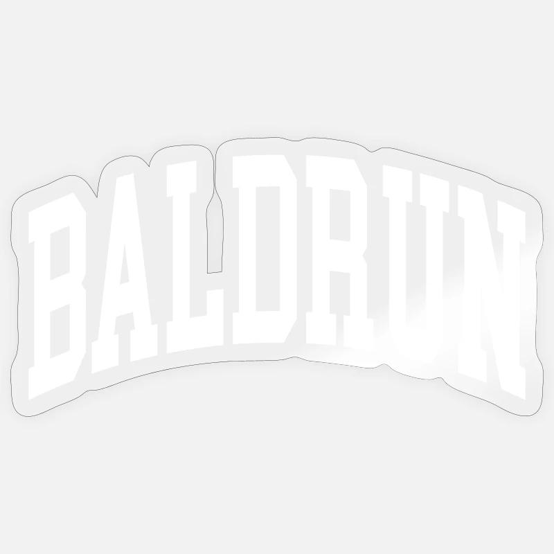 Baldrun - Sticker Größe S (10 x 10 cm) - Transparent glänzend