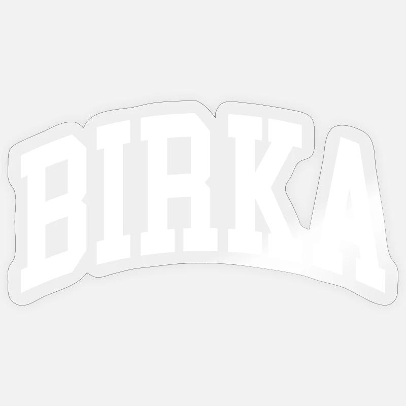 Birka - Sticker size S (10 x 10 cm) - transparent glossy