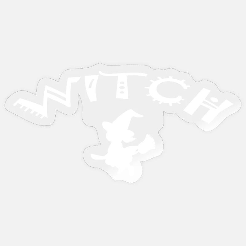 WITCH Sticker Größe S (10 x 10 cm)