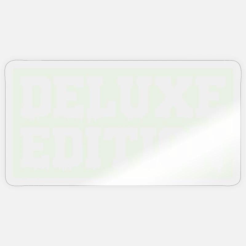 deluxe_edition- - Sticker Größe S (10 x 10 cm) - Transparent glänzend