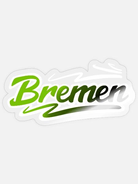 Bremen - Sticker Größe S (10 x 10 cm) - Transparent glänzend