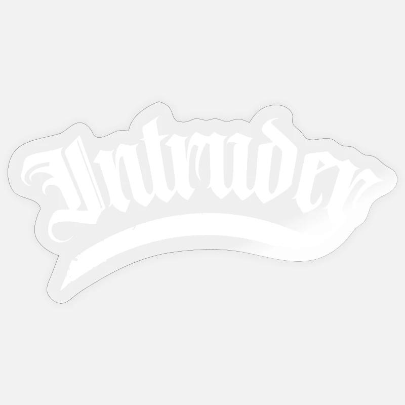 intruder hacker intruder clan sticker computer Sticker size S (10 x 10 cm)