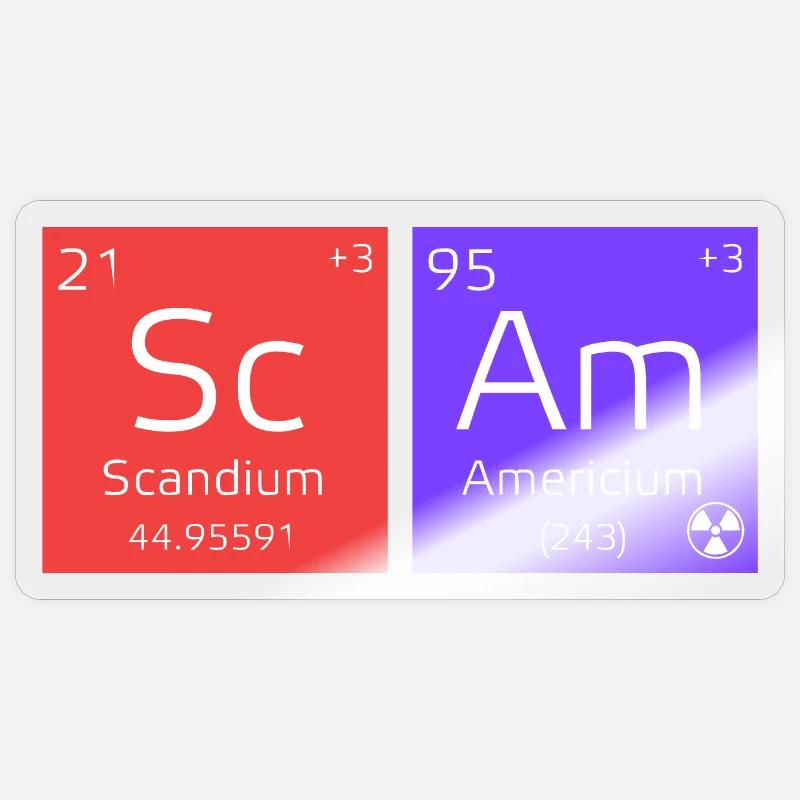 SCAM Sticker Größe S (10 x 10 cm)