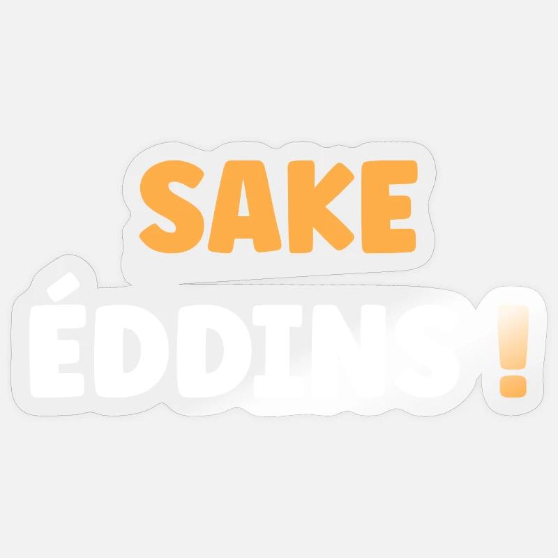 Sake eddins Sticker taille S (10 x 10 cm)