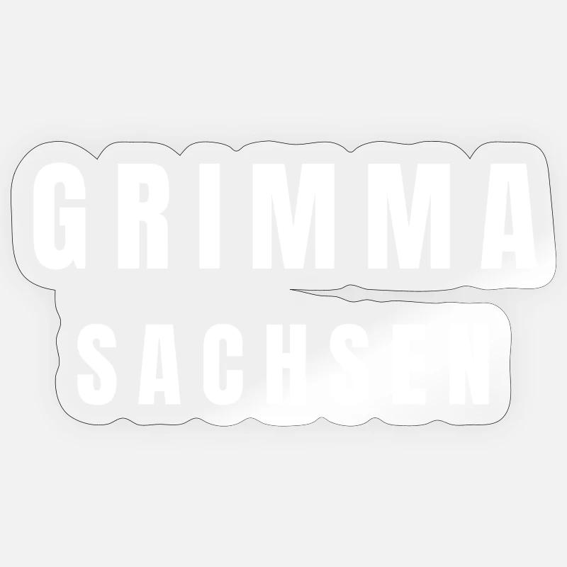 Grimma, Saxe Sticker taille S (10 x 10 cm)