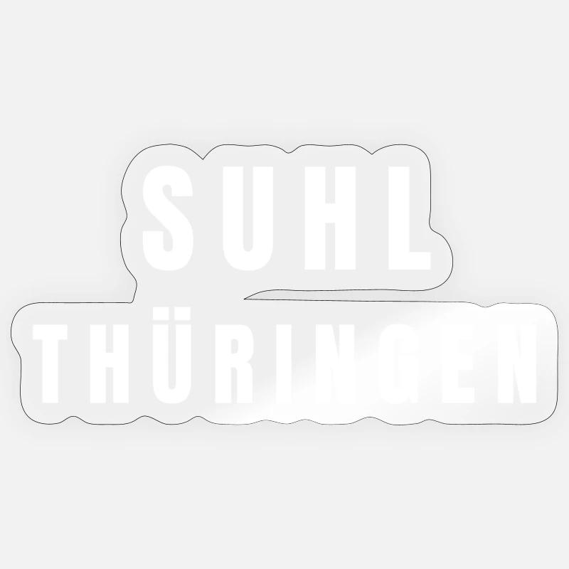 Suhl, Thuringe Sticker taille S (10 x 10 cm)