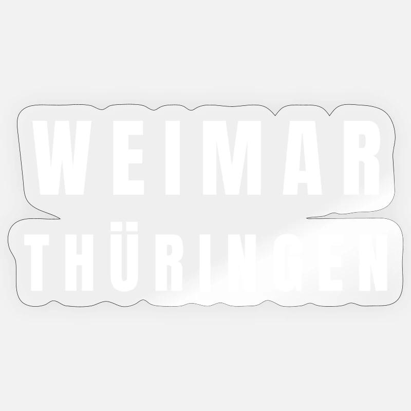 Weimar Thüringen Sticker Größe S (10 x 10 cm)