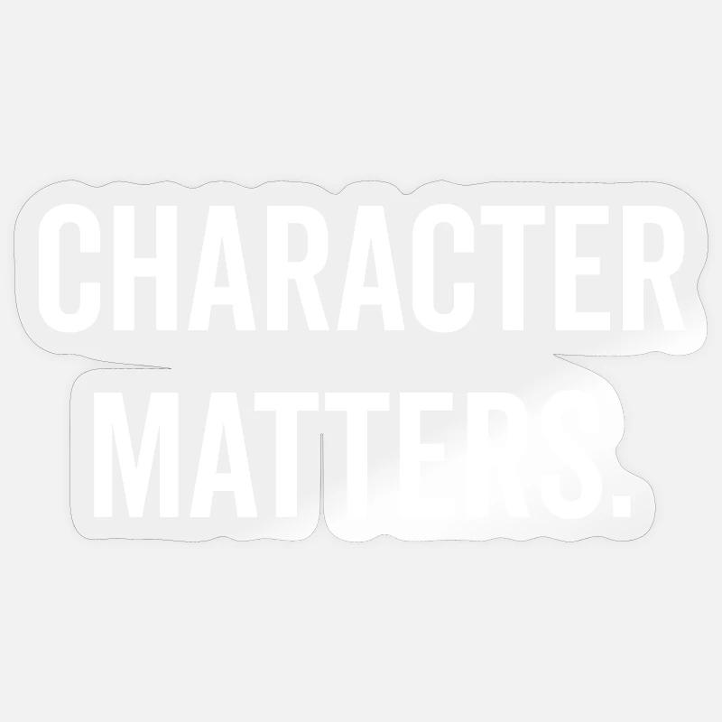 Le caractère compte Sticker taille S (10 x 10 cm)