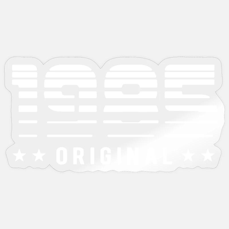 Original 1985 Édition Limitée - Anniversaire - Sticker taille S (10 x 10 cm) - brillant transparent