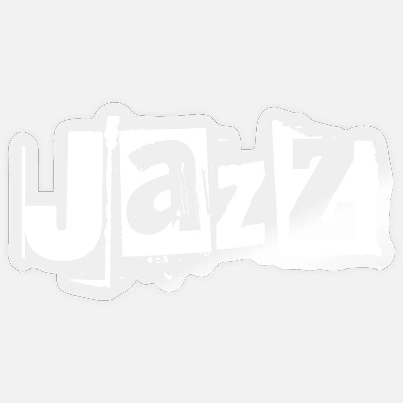 Jazz Graffiti Bold Vibe - Sticker size S (10 x 10 cm) - transparent glossy