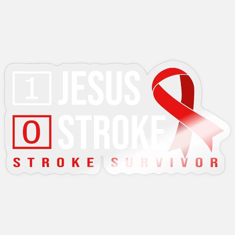 Stroke Stroke Sticker size S (10 x 10 cm)