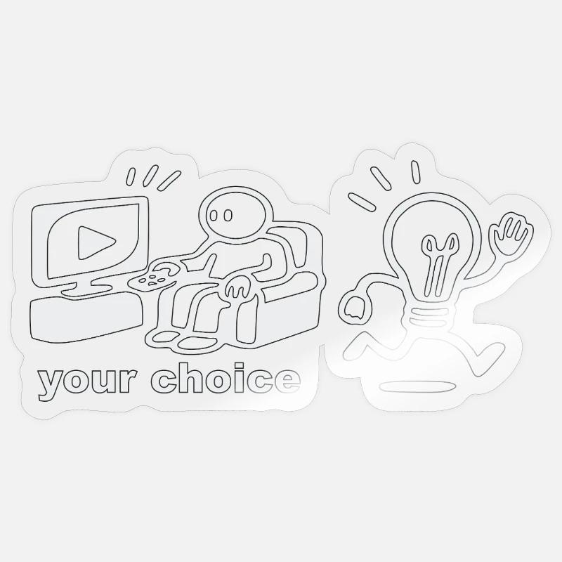 Sticker taille S (10 x 10 cm) - 