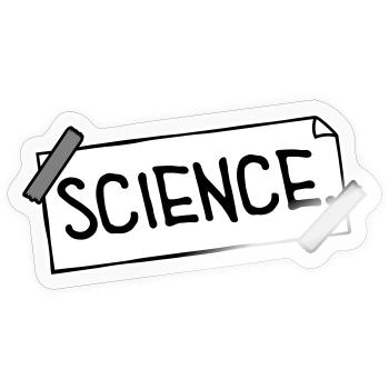 Déclaration scientifique : Déclaration sur l’éducation des nerds - Sticker taille S (10 x 10 cm) - brillant transparent - Devant