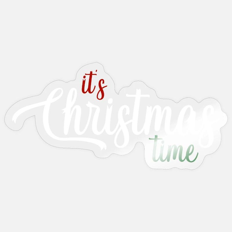 Scénario de Kersttijd : C’est la période de Noël Sticker taille S (10 x 10 cm)