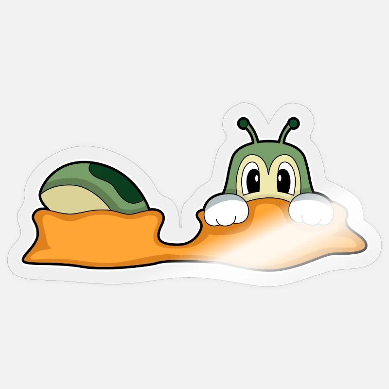 Caterpillar Earth Hole - Sticker size S (10 x 10 cm) - transparent glossy