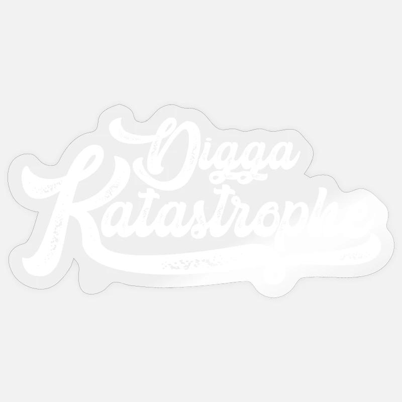 Dogga Katastrophe Script Sticker Größe S (10 x 10 cm)