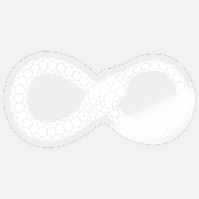 Infinite Serpent Loop Sticker size S (10 x 10 cm)
