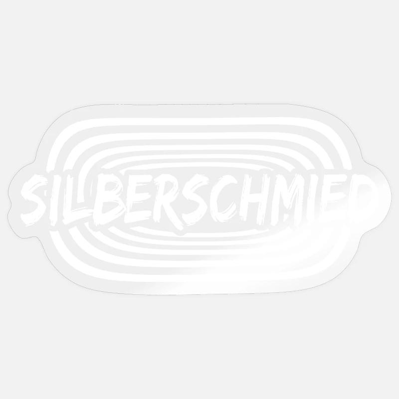 Orfèvre - Sticker taille S (10 x 10 cm) - brillant transparent