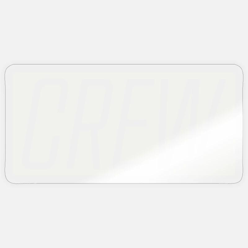 Crew - Sticker size S (10 x 10 cm) - transparent glossy