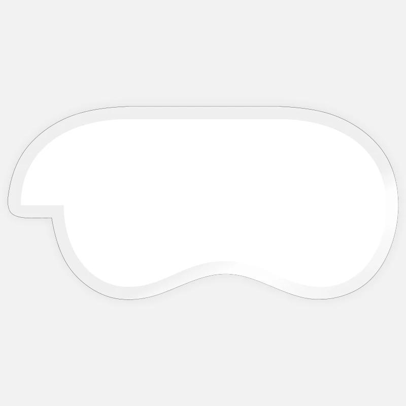 controller-weiss - Sticker Größe S (10 x 10 cm) - Transparent glänzend