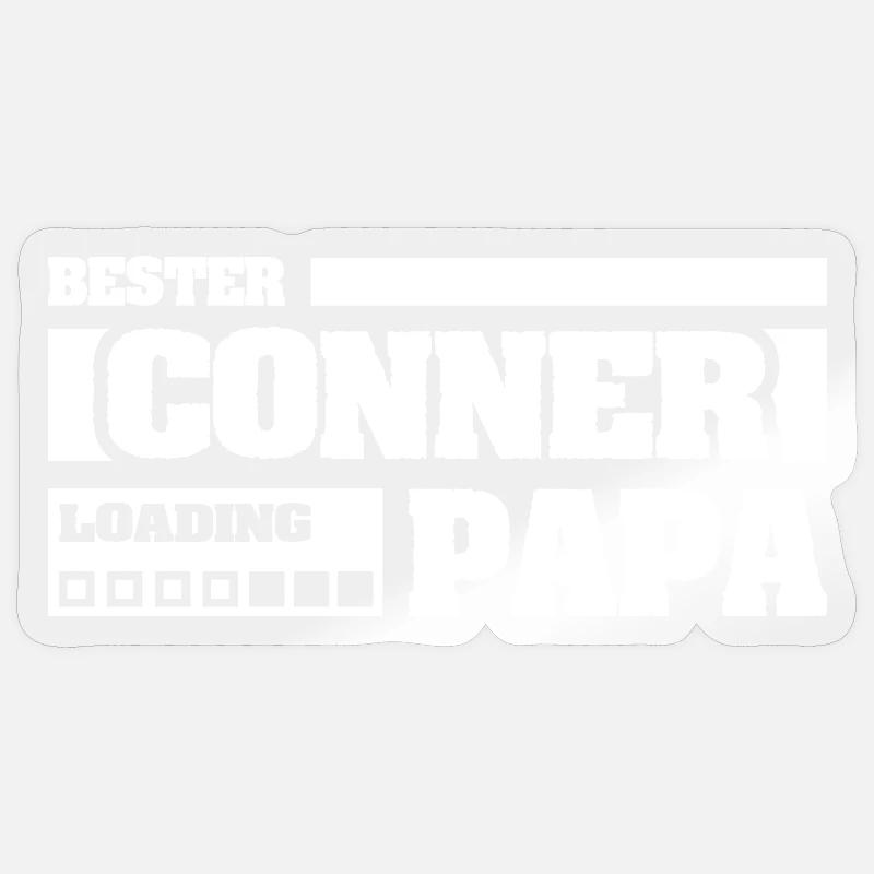 Geburt Conner Sticker Größe S (10 x 10 cm)