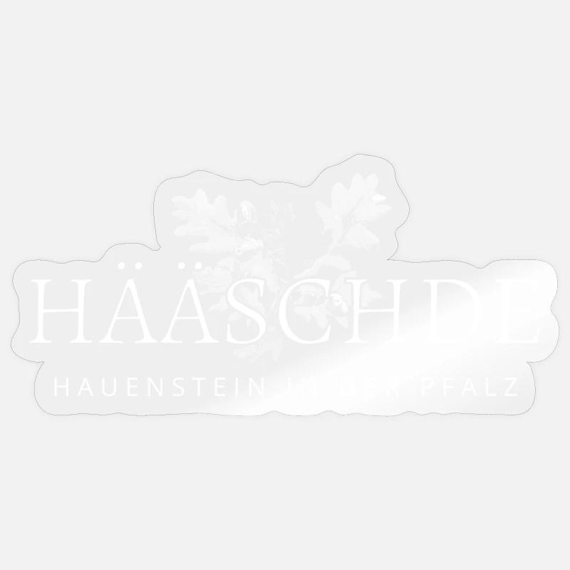 HÄÄSCHDE - HAUENSTEIN IN DER PFALZ // Dorf Eiche Sticker Größe S (10 x 10 cm)
