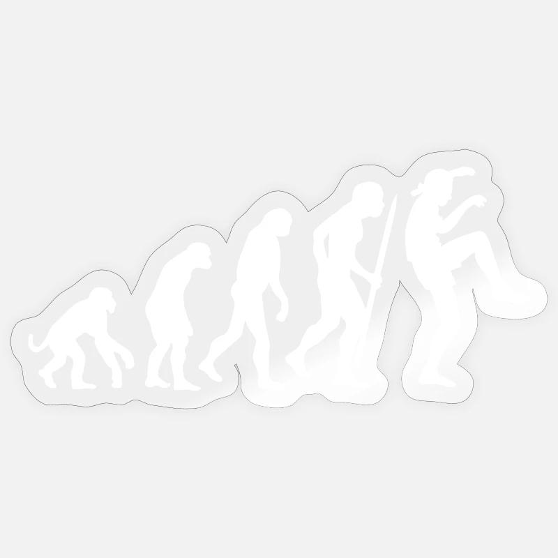 Funny Evolution Karate Vintage 80s Crane Kick Sticker size S (10 x 10 cm)
