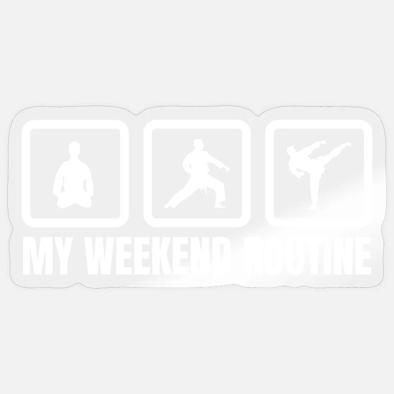 Karate Weekend Sticker size S (10 x 10 cm)
