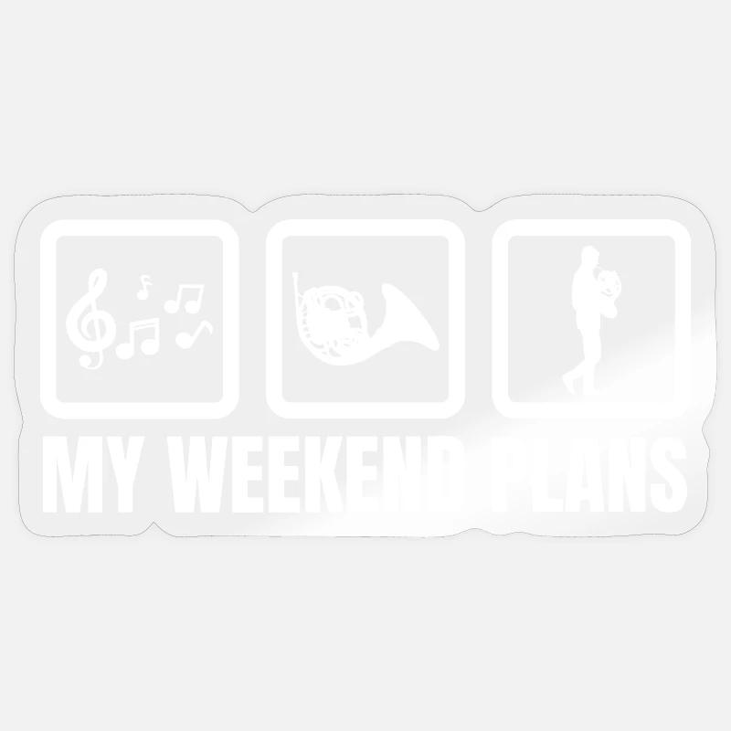 Mes projets pour le week-end Sticker taille S (10 x 10 cm)