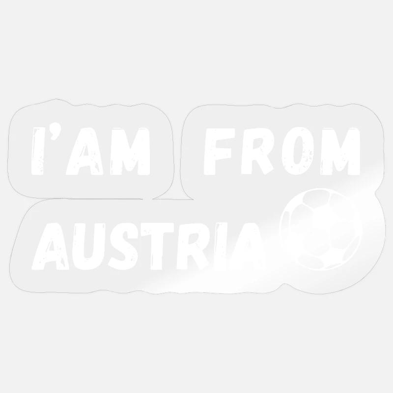 Im from Austria Sticker Größe S (10 x 10 cm)