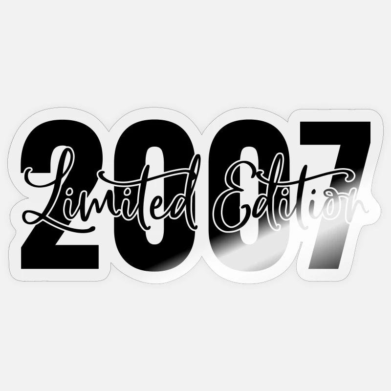 Edition limitée 2007 - Sticker taille S (10 x 10 cm) - brillant transparent