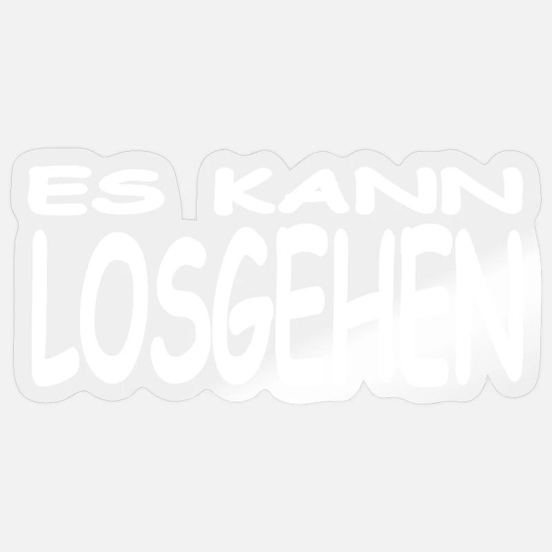 Auto - Sticker Größe S (10 x 10 cm) - Transparent glänzend