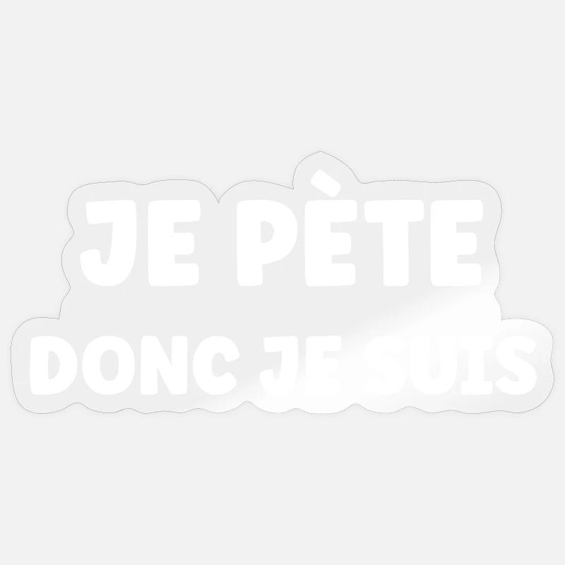 Pete - Sticker size S (10 x 10 cm) - transparent glossy