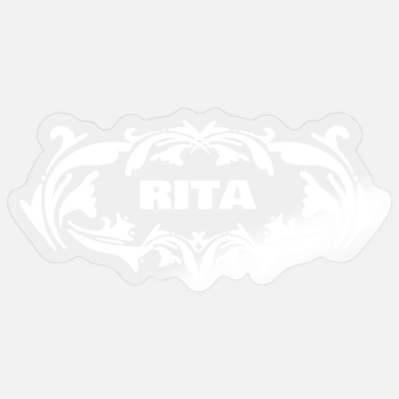 Nom Rita Sticker taille S (10 x 10 cm)