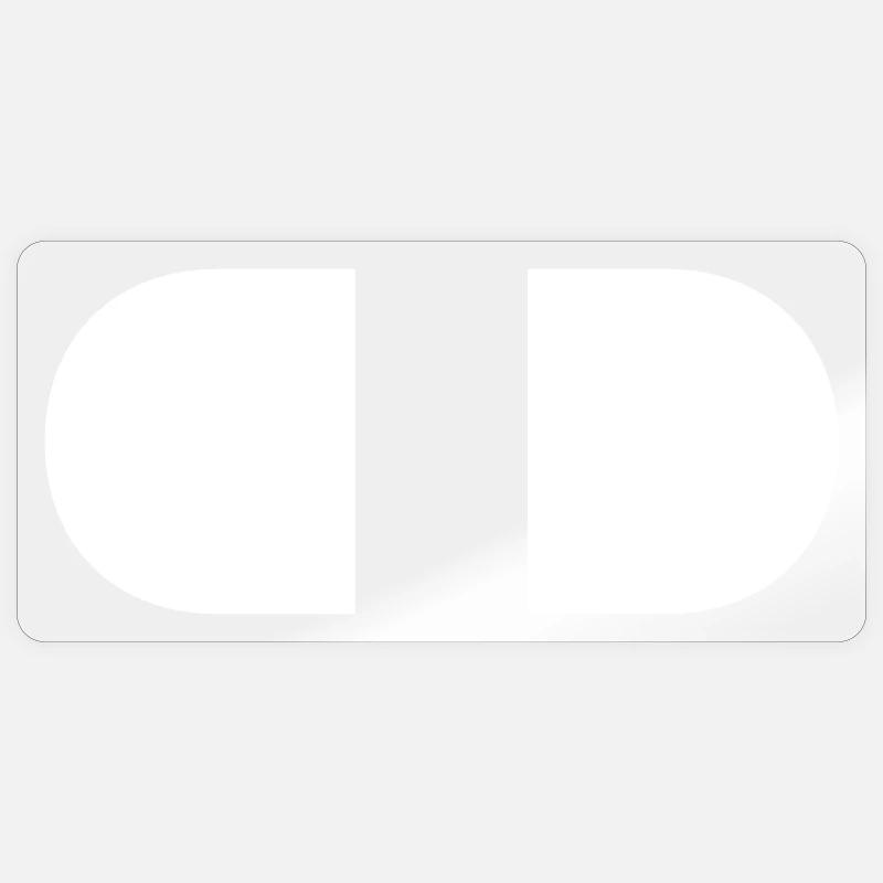 Manette-Split-Blanc Sticker taille S (10 x 10 cm)