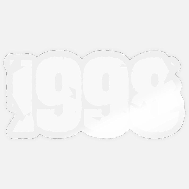 Summer 1998 - Sticker size S (10 x 10 cm) - transparent glossy