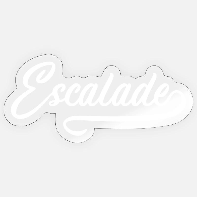 Escalade vintage Sticker taille S (10 x 10 cm)