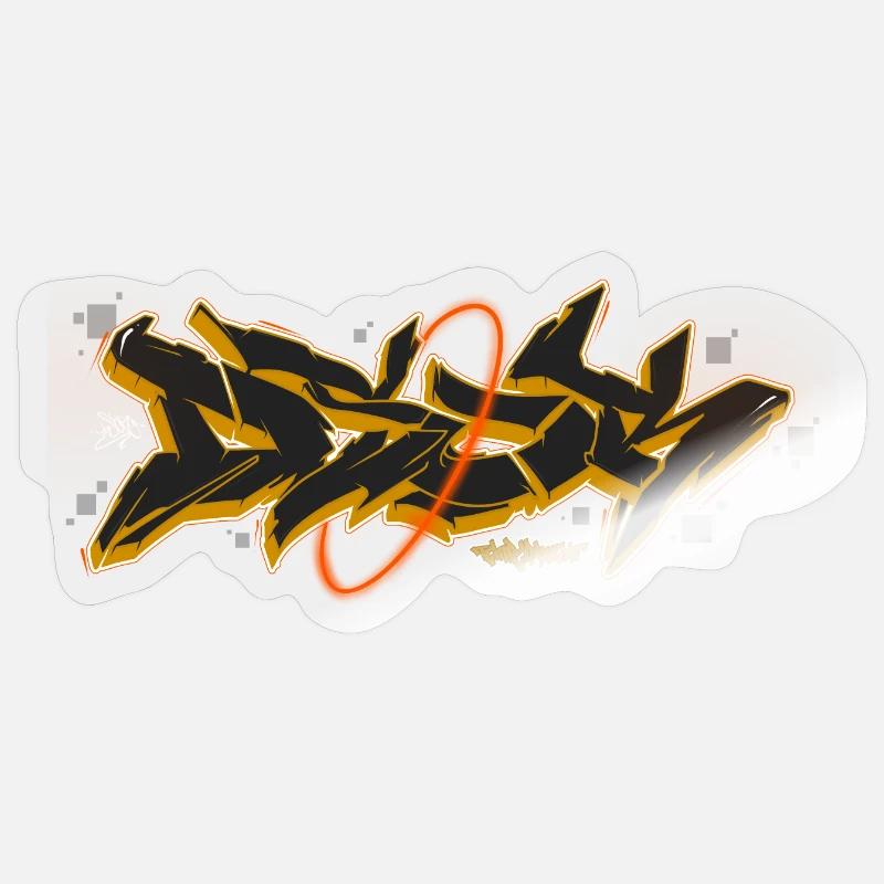 Graffiti Styler - Sticker taille S (10 x 10 cm) - brillant transparent