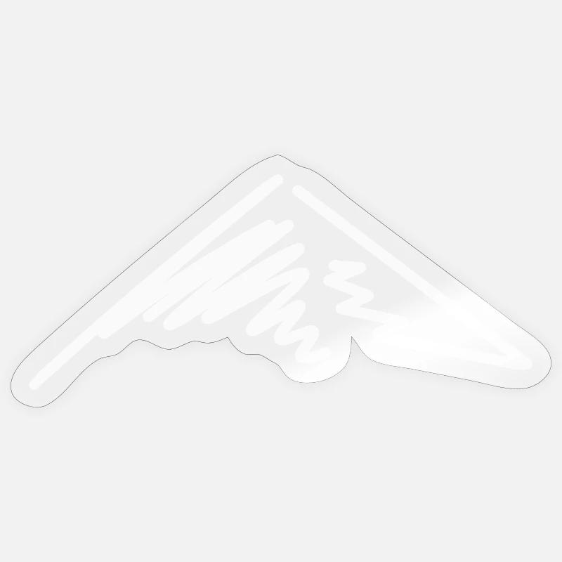 Mountain - Sticker size S (10 x 10 cm) - transparent glossy