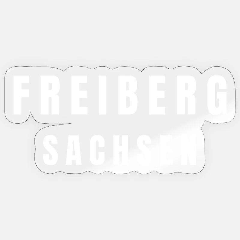Freiberg, Saxe Sticker taille S (10 x 10 cm)