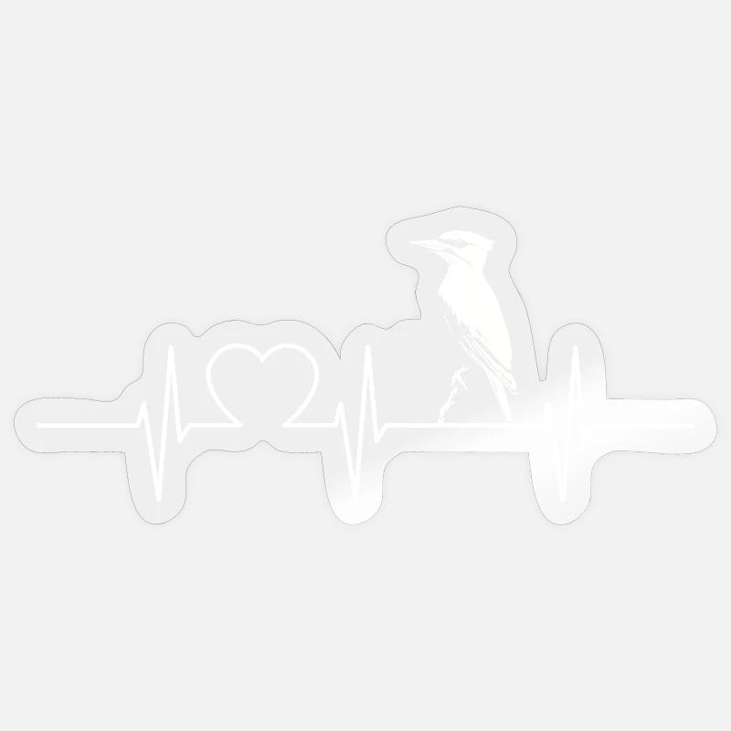 Pic Pic - Sticker taille S (10 x 10 cm) - brillant transparent