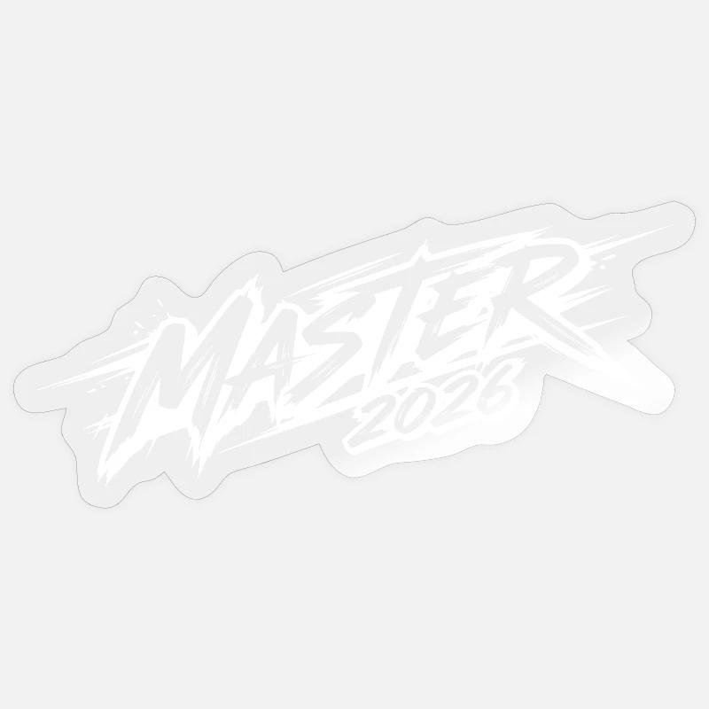 Master 2026 - Sticker size S (10 x 10 cm) - transparent glossy